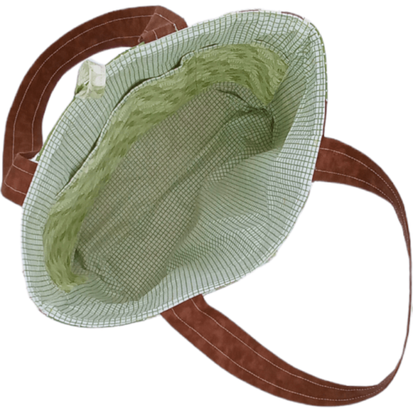 Garden Embroidered Knitting Tote Project Bag - Image 10